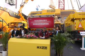 高遠圣工bauma China2012再獲現場簽單