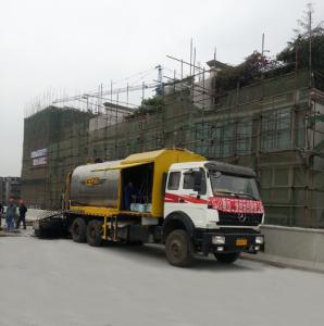 高遠圣工路面養護設備助力成都市道路改造工程